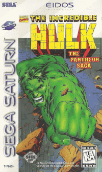 The Incredible Hulk Sega Saturn  box art